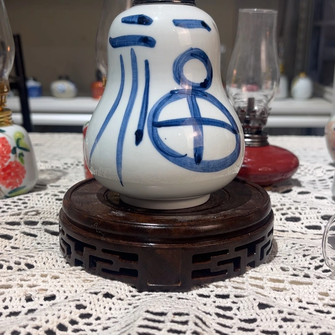 摆件景德镇陶瓷手工香薰灯