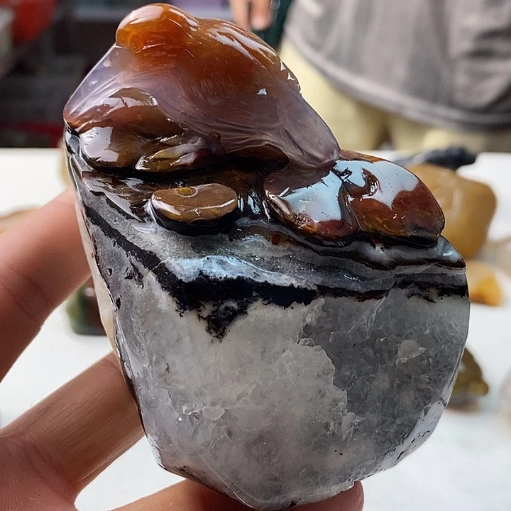 玛瑙/玉髓未镶嵌颈饰