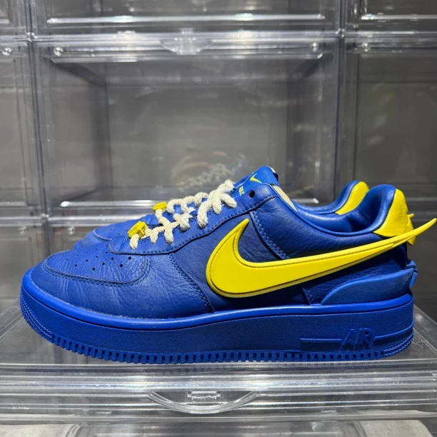 90新  42.5码 无盒 AMBUSH x AF1 低帮 板鞋 男女同款 蓝黄色
