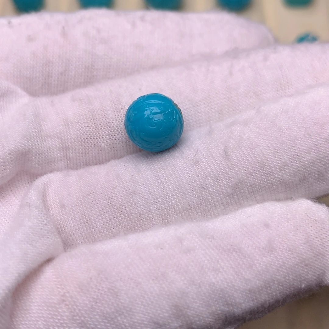 绿松石未镶嵌绿松石龙凤呈祥10.3