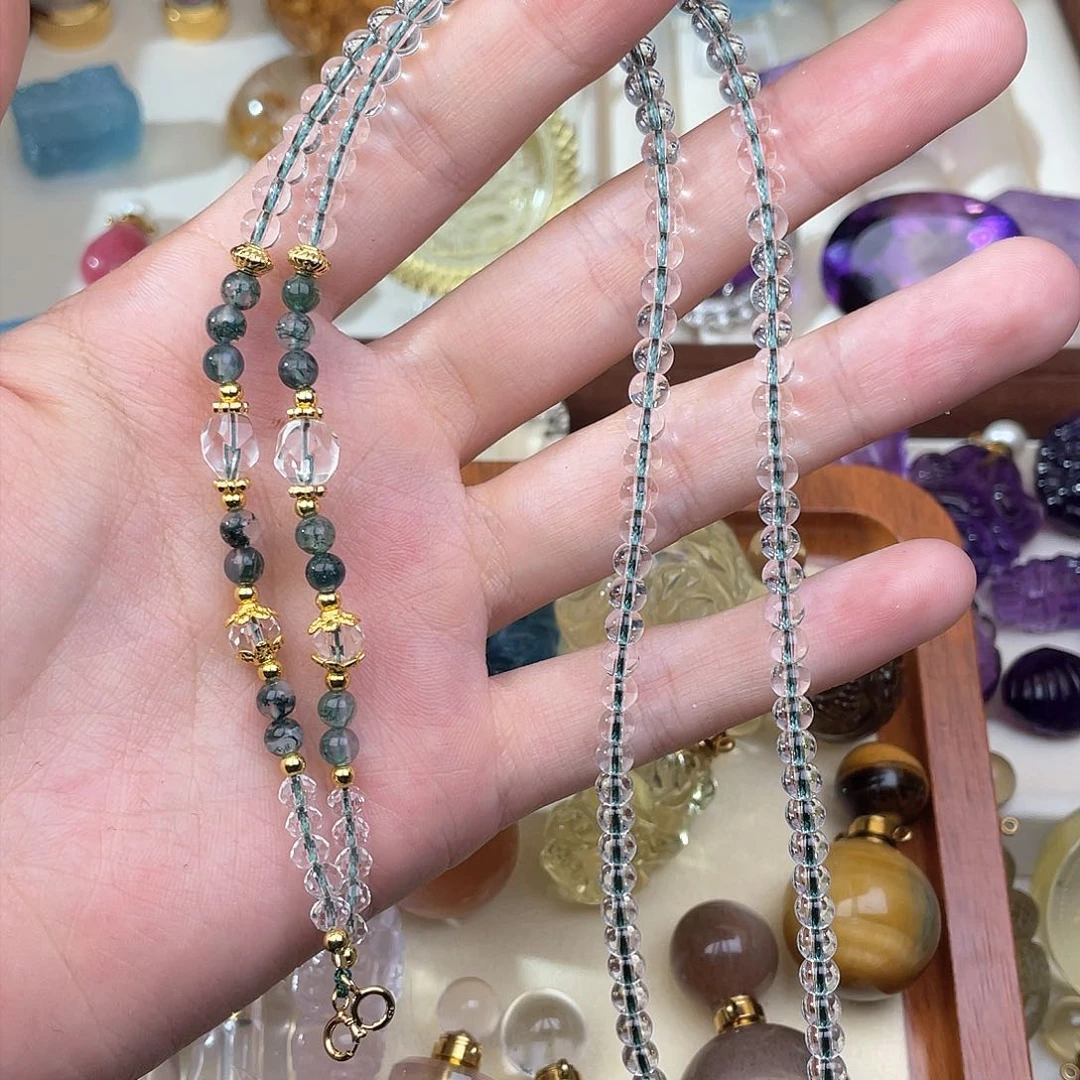 水晶颈饰未镶嵌?****子天然水晶吊坠353