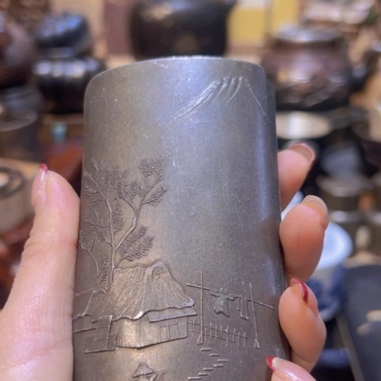 锡中古工艺品摆件