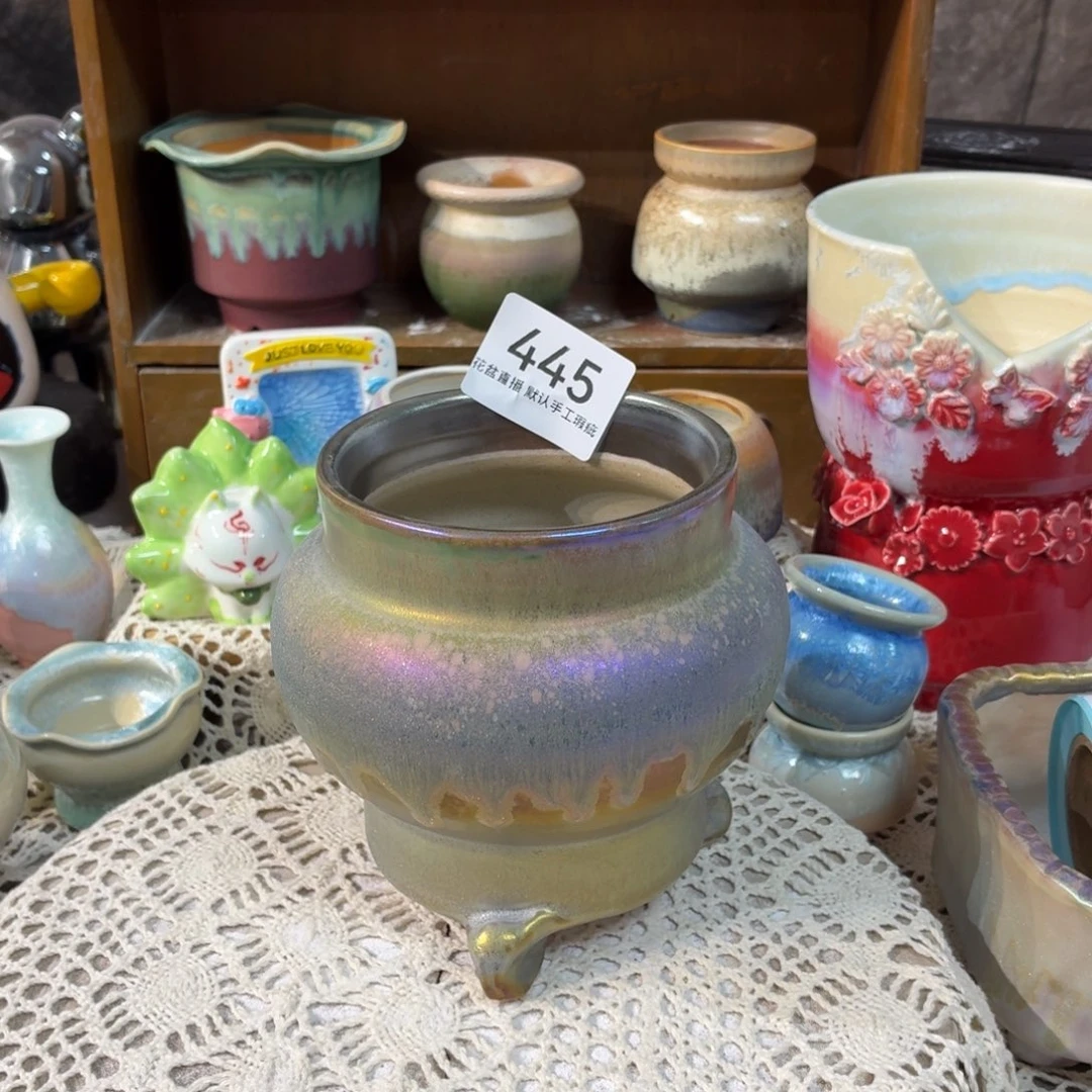 景德镇陶瓷花盆花盆炫彩福利