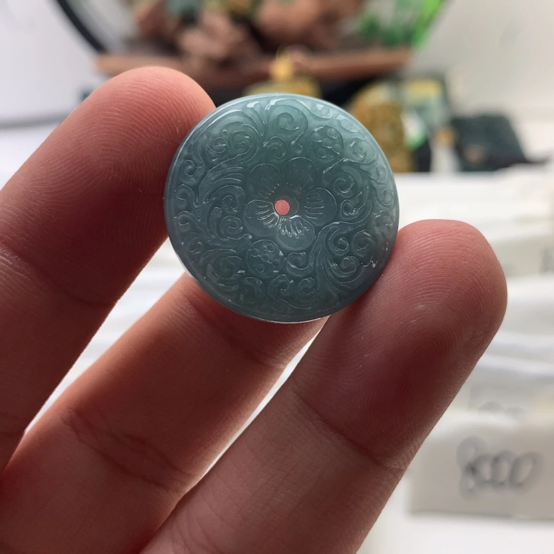 颈饰未镶嵌翡翠扣子