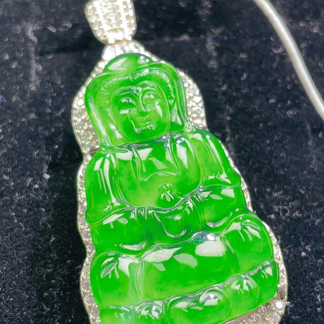 翡翠颈饰未镶嵌45，