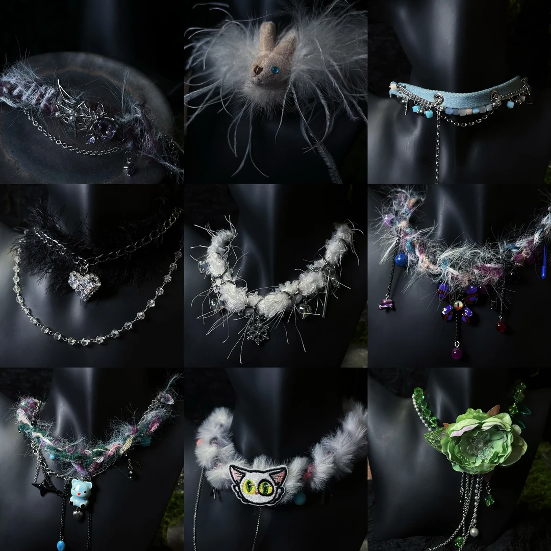 合金布艺项链 项链合集《有序的混乱》