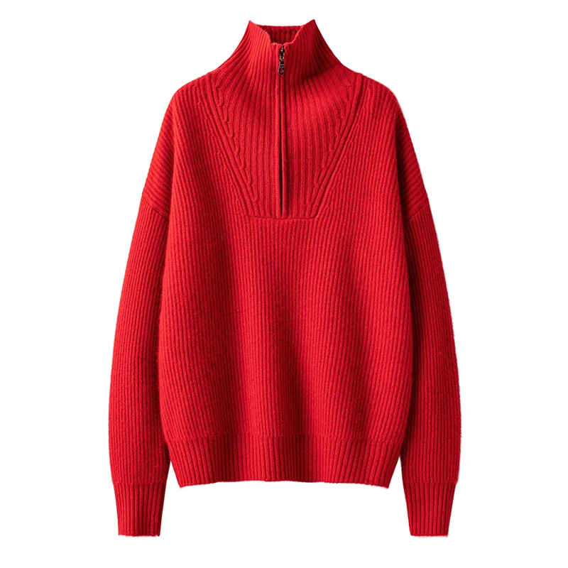 S·Y·C【小禾新年系列】100纯山羊 绒加厚毛衣女CYR240238