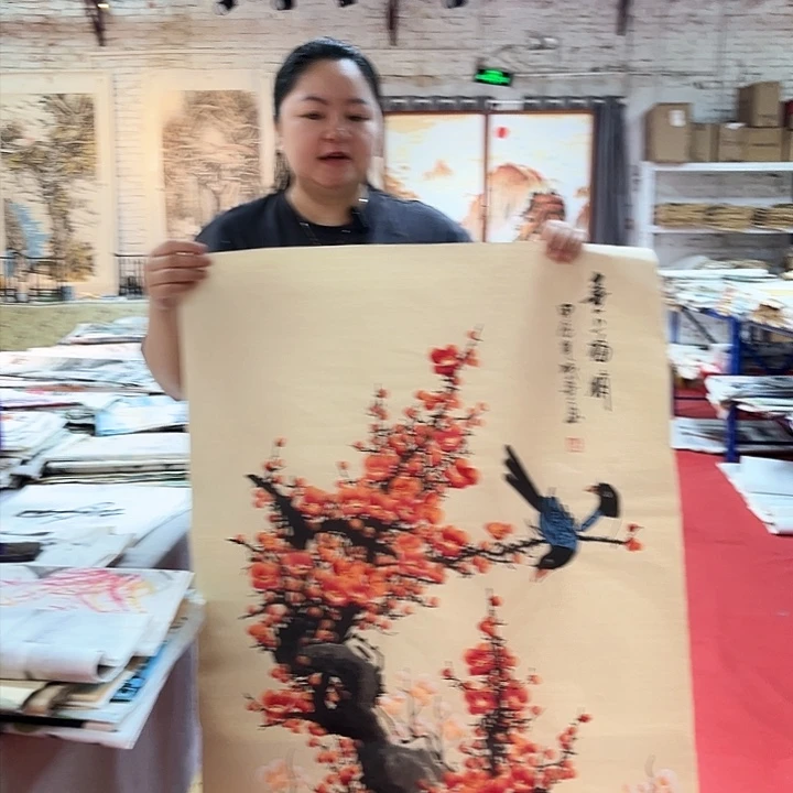 国画手绘国画作品