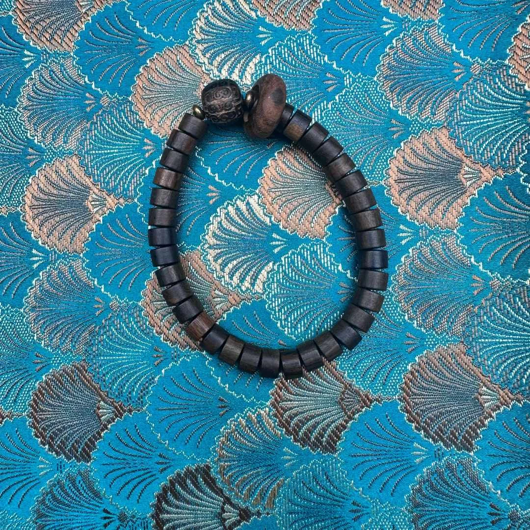 【器物炎灵 】ph木质环环相扣檀桶珠手串（不带礼盒）