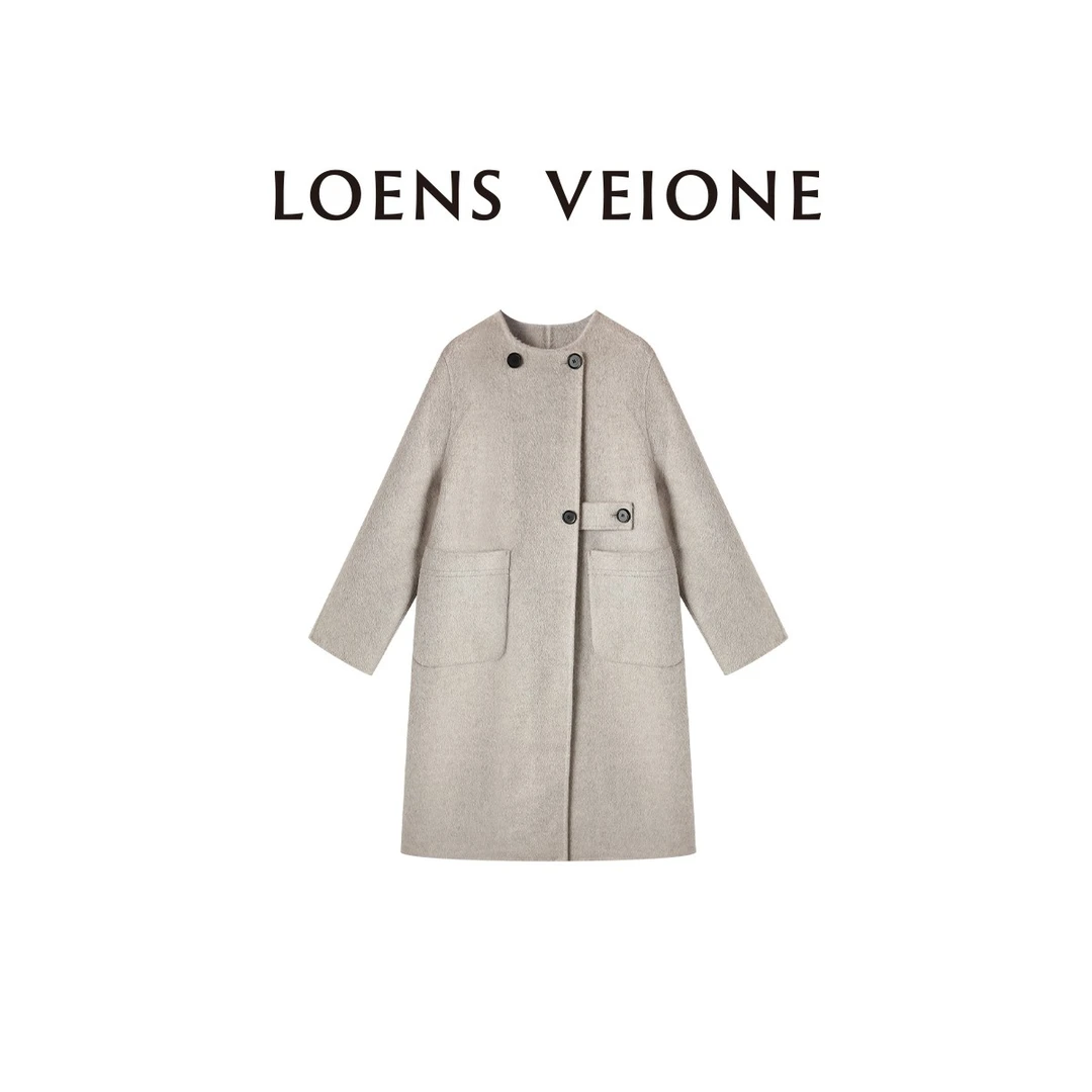 LOENS VEIONE/罗拉【鲲之梦境】 绵羊毛设计师版大衣24CVDK0018N