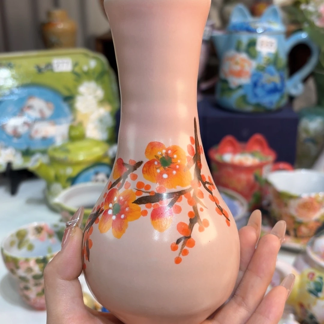 景德镇手绘高温釉下彩陶瓷茶具