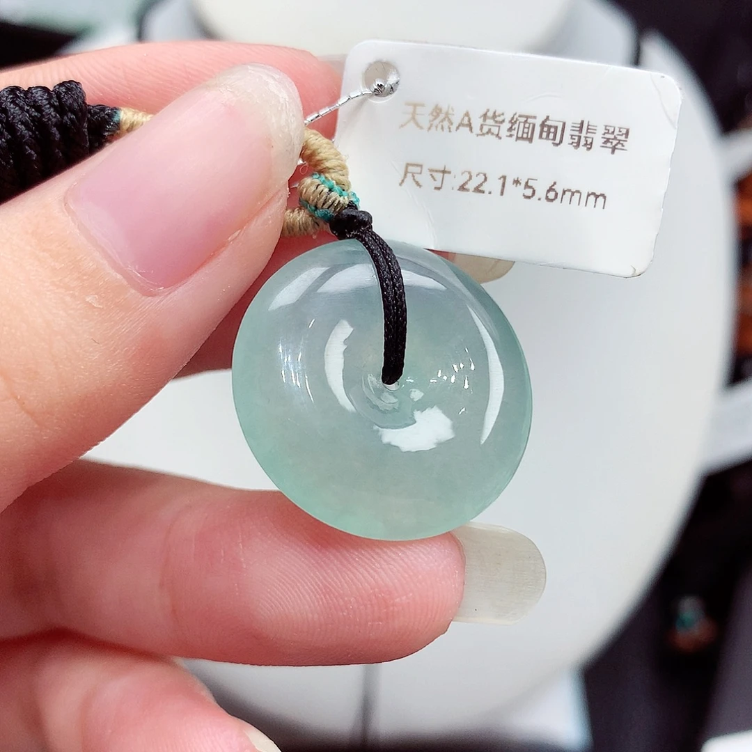 翡翠未镶嵌颈饰翡翠12，22.1/5.6