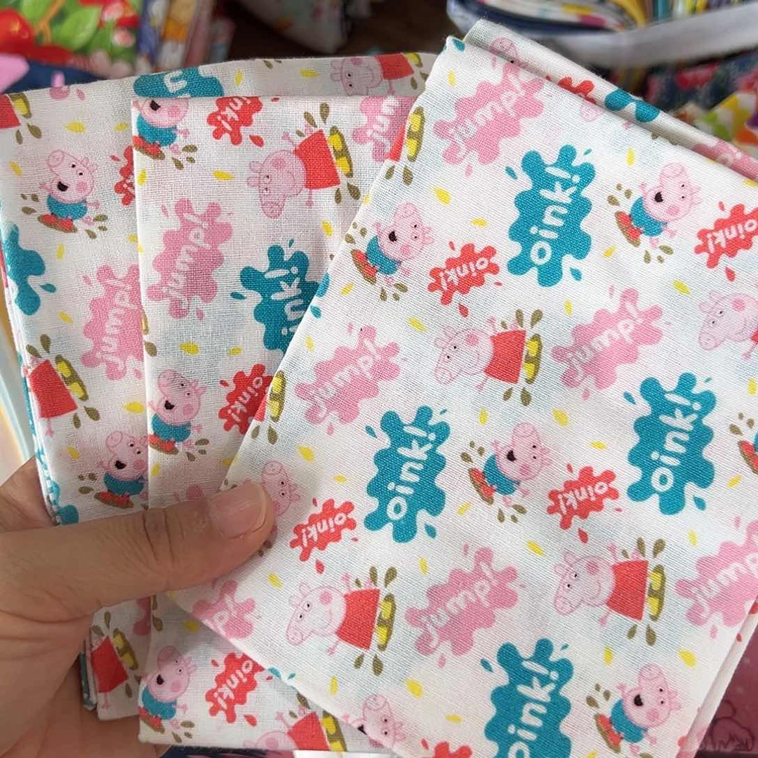 3片品牌纯棉小布块45.50厘米一片