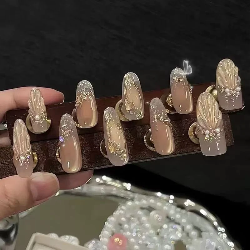 【我的楼兰】纯手工穿戴甲美甲可拆卸穿戴式持久反复使用