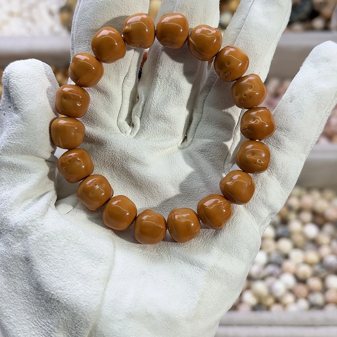 菩提根/象牙果手串卡12小猴子精工雕刻全品