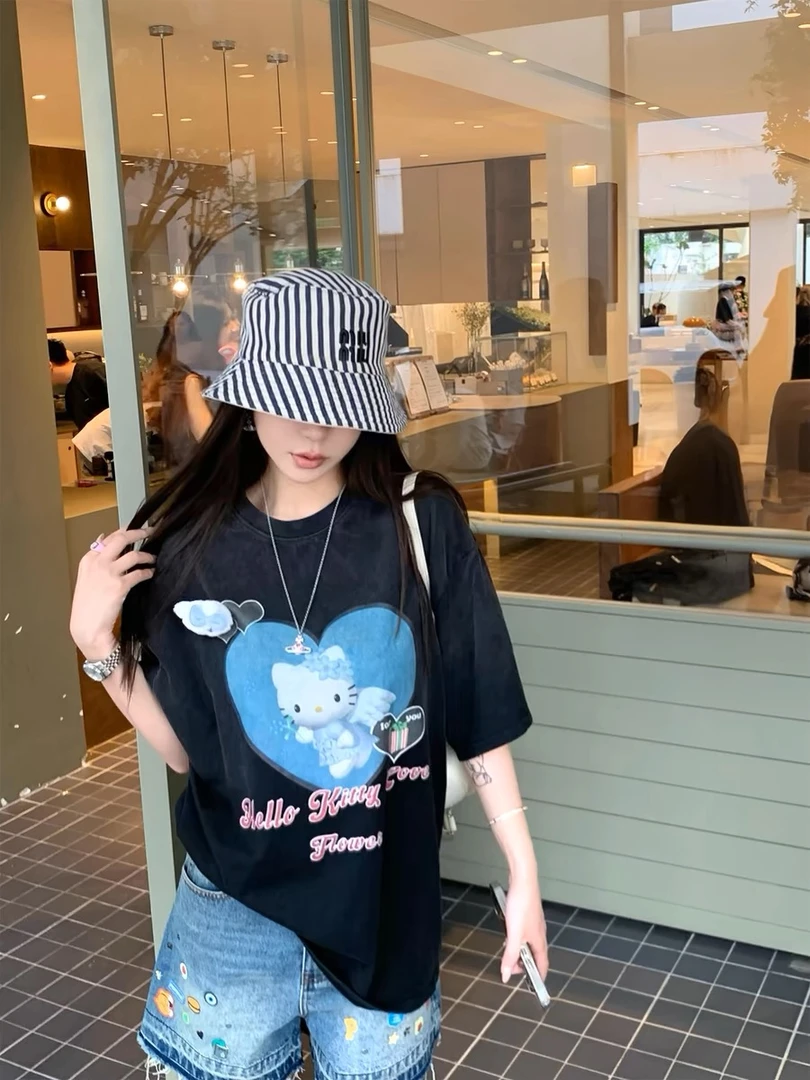 《韩货原单C01-C100》夏季小众设计感女装实体品质T恤 套装 时尚