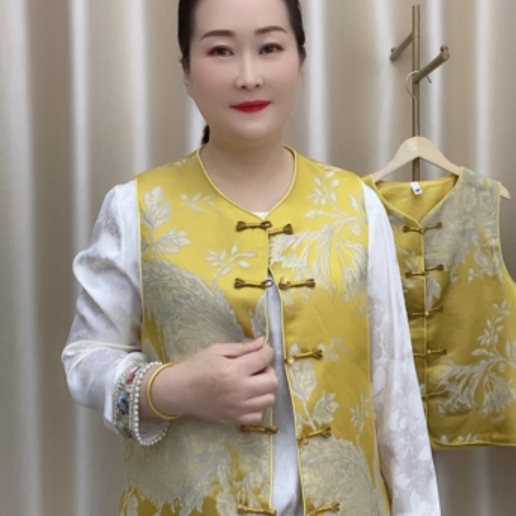 孔雀尾美美国风马甲