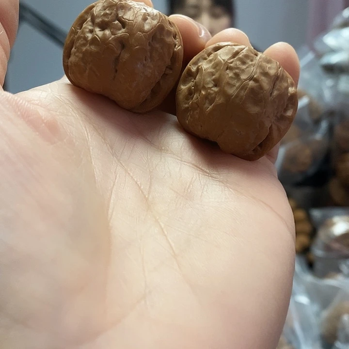 把件文玩核桃31蛤蟆头红皮修