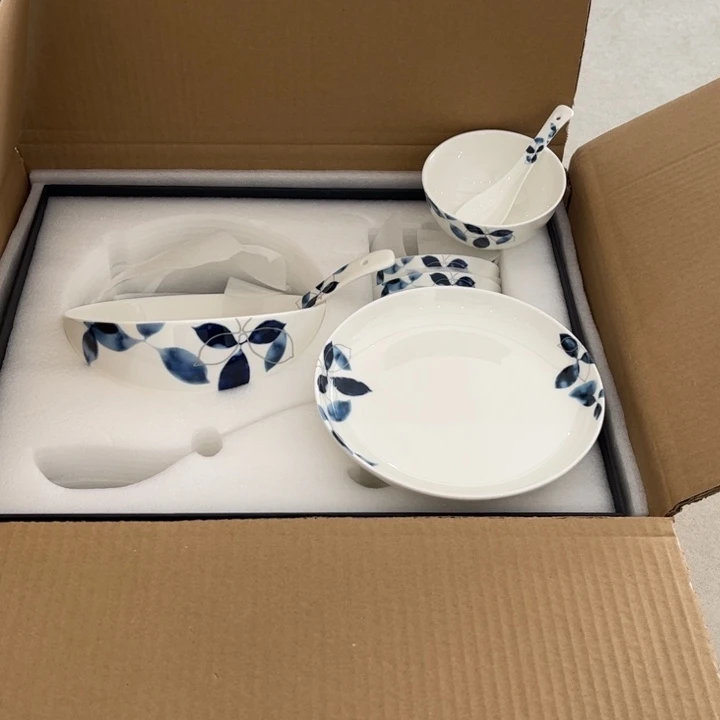 瓷片静香20头餐具套装