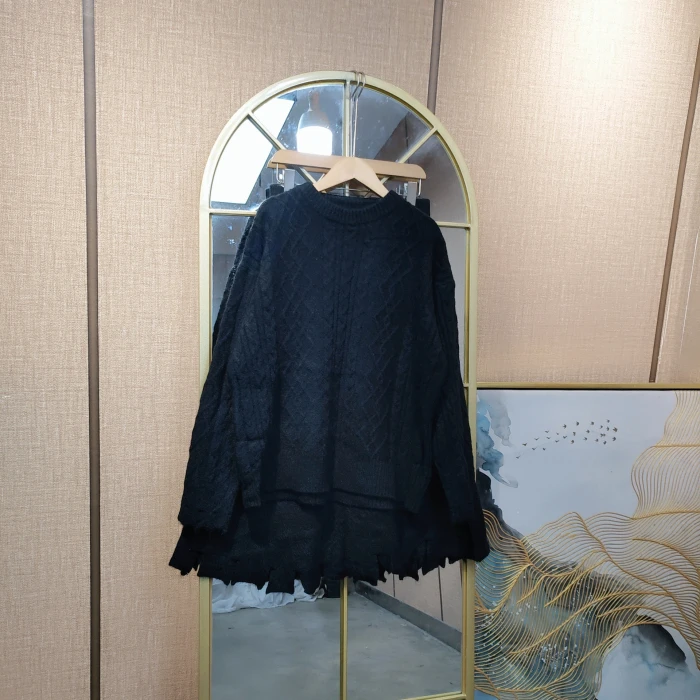 AF426孕妇黑色毛衣套装90-120