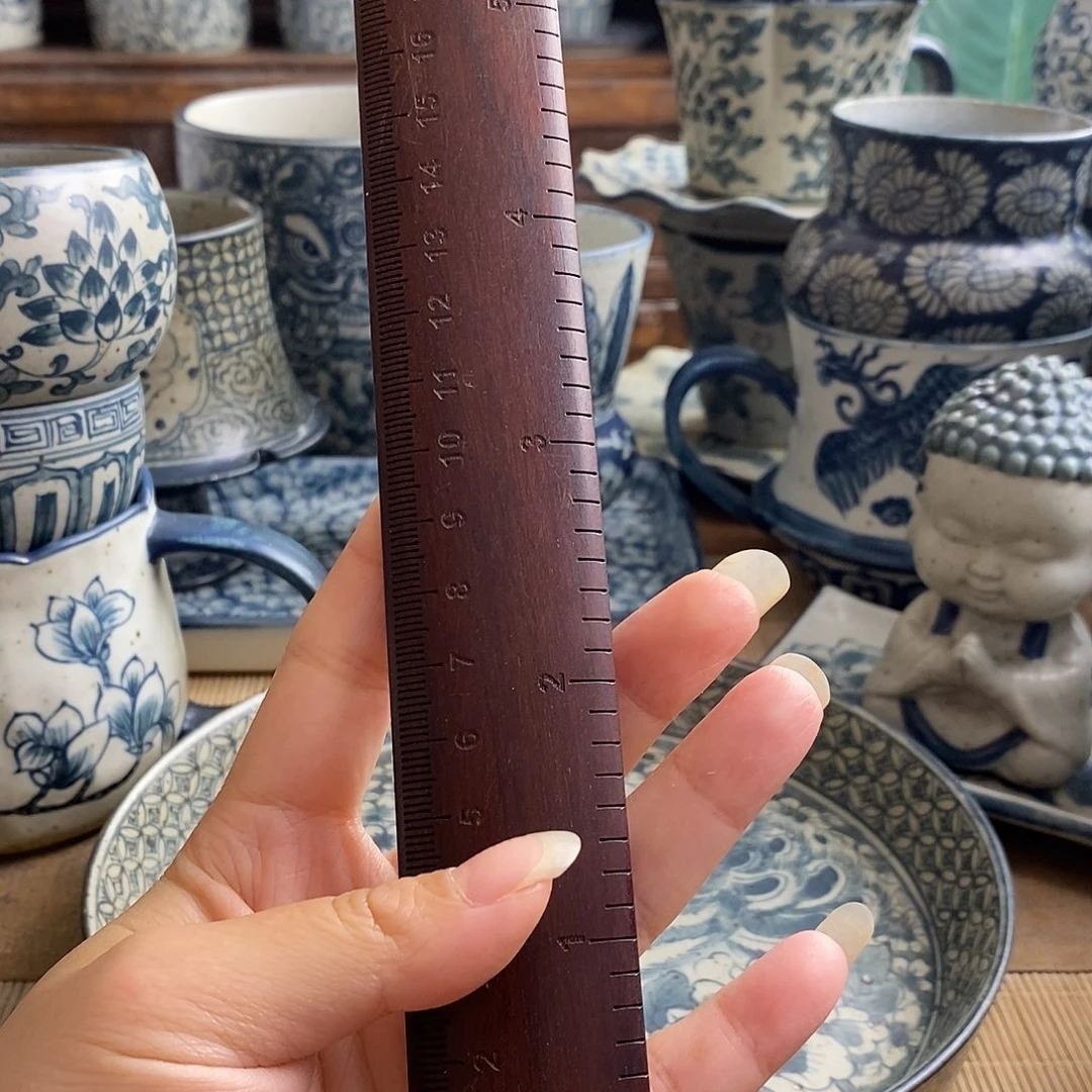 小***六手工手绘青花陶瓷