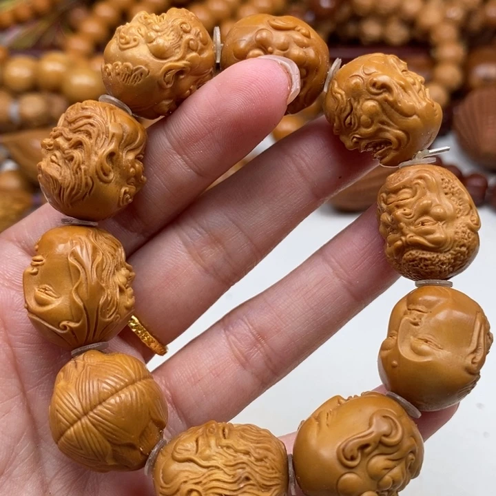 吊坠橄榄核双面罗汉