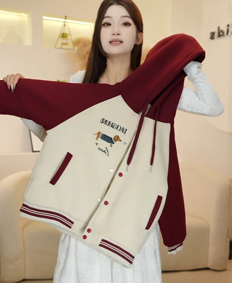 【秋冬款】男女童外套2025新款儿童洋气棒球服中大童秋冬加棉外套