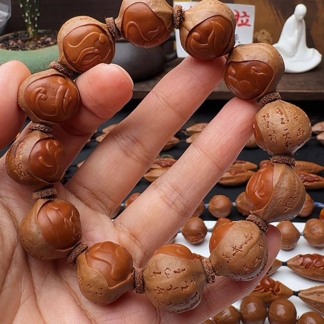 手串/手链橄榄核1.8铁核，心经无相佛