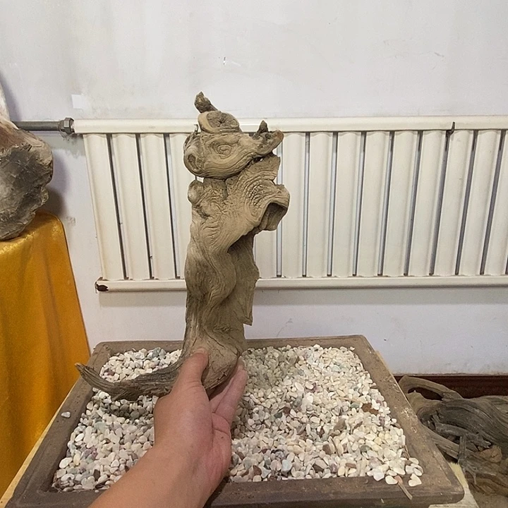 耿***新柏木崖柏根雕艺术天然