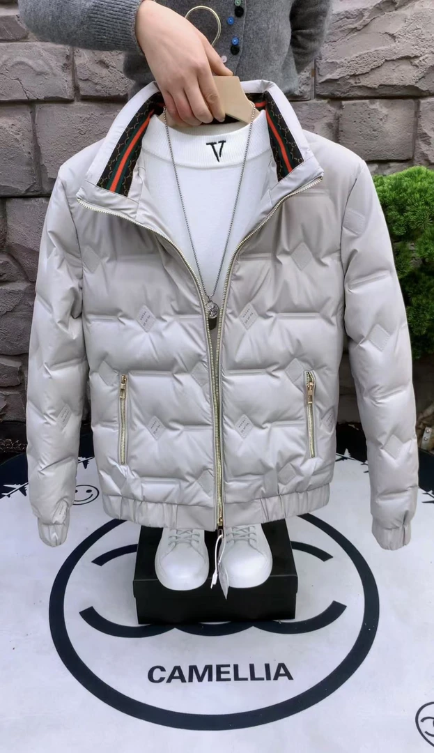 潮流男士帅气立领简约休闲时尚达人保暖气质百搭棉衣1918