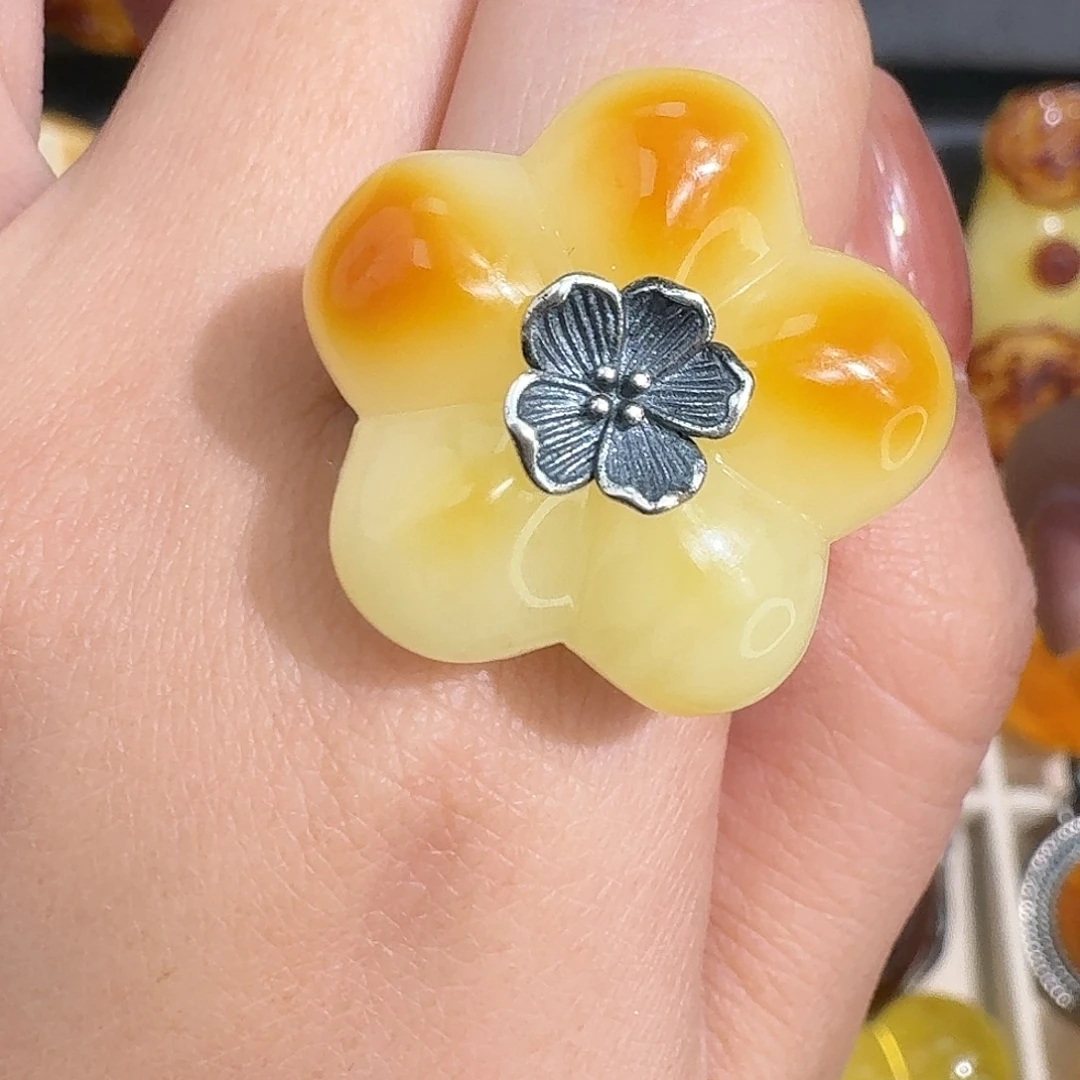 山***意琥珀未镶嵌裸石我