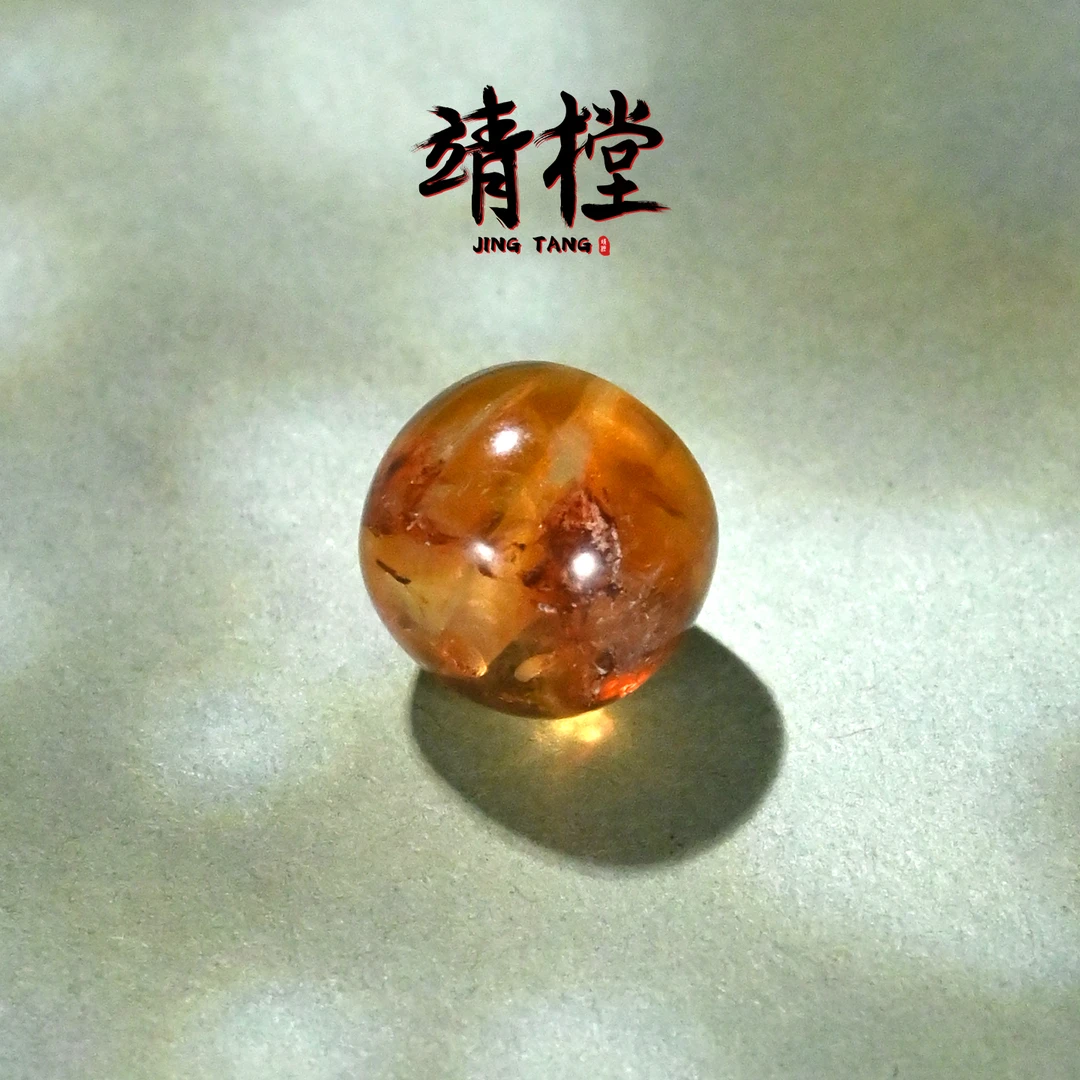 8/10MM天然黄塔晶老型桶珠散珠文玩椰蒂百香籽手串配饰配珠单珠子