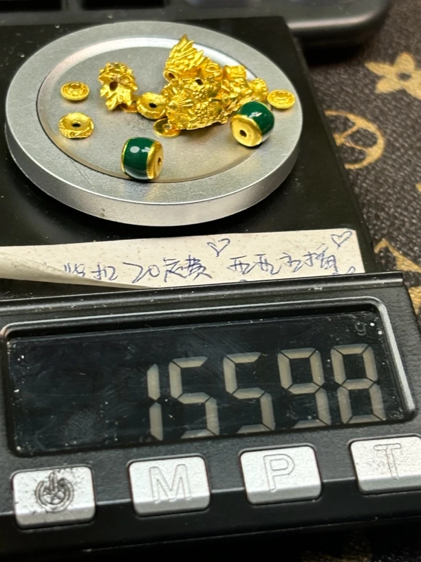 足金999卡7珐琅11三通