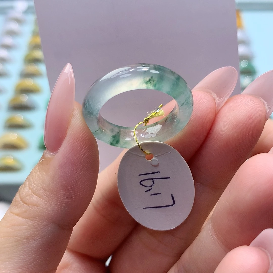 未镶嵌戒指翡翠1617圈