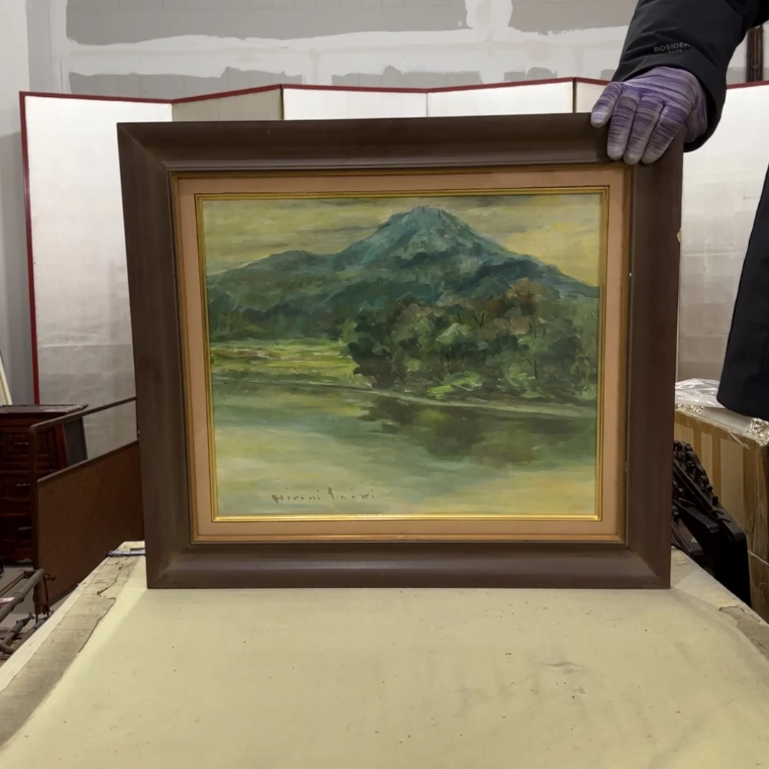 8***馆绘画屏风框画茶空间设计