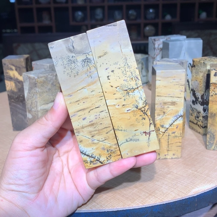 ，广西国画石摆件，收藏观赏