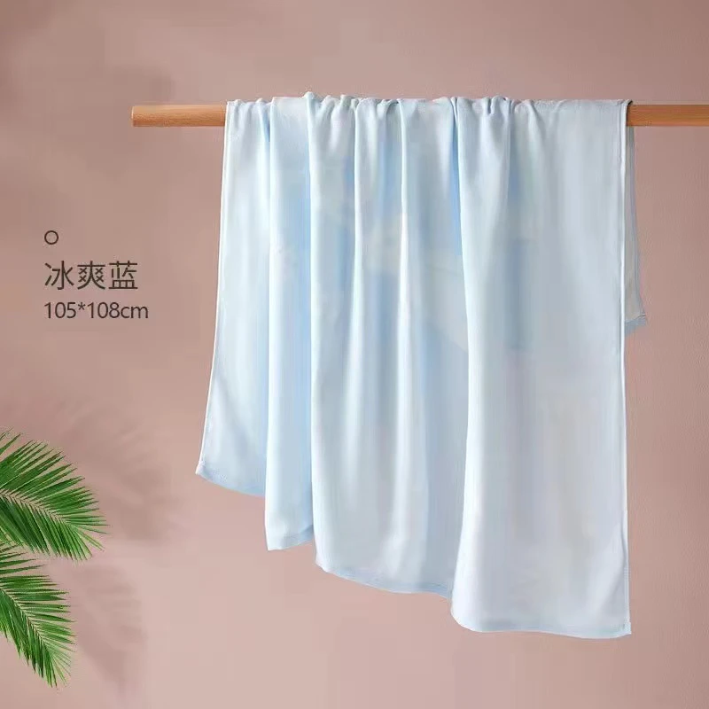 冷感双层棉花柔软抑菌盖毯双面冰爽童被毯子儿童家用亲肤薄款盖被