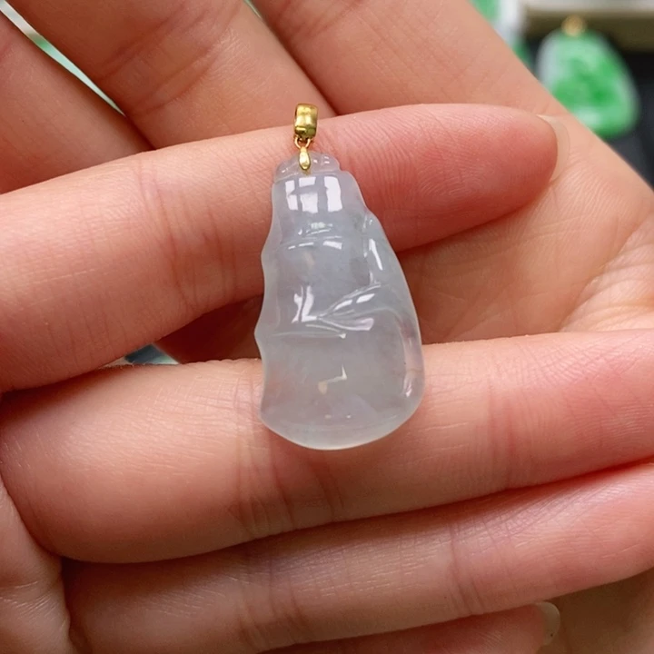 翡翠颈饰未镶嵌吊坠