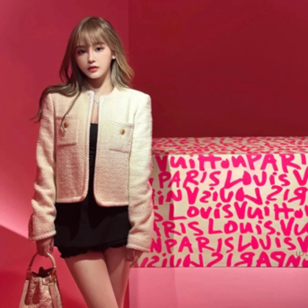 未使用 Celine/思琳 A100881/粗花呢外套/36码