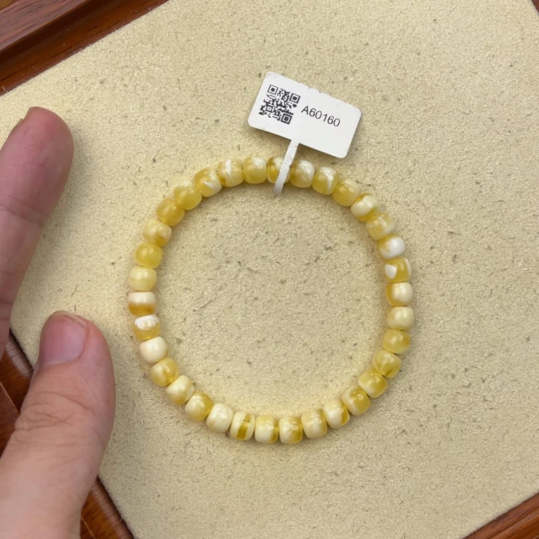 未镶嵌蜜蜡手串蜜蜡手串6.5mm