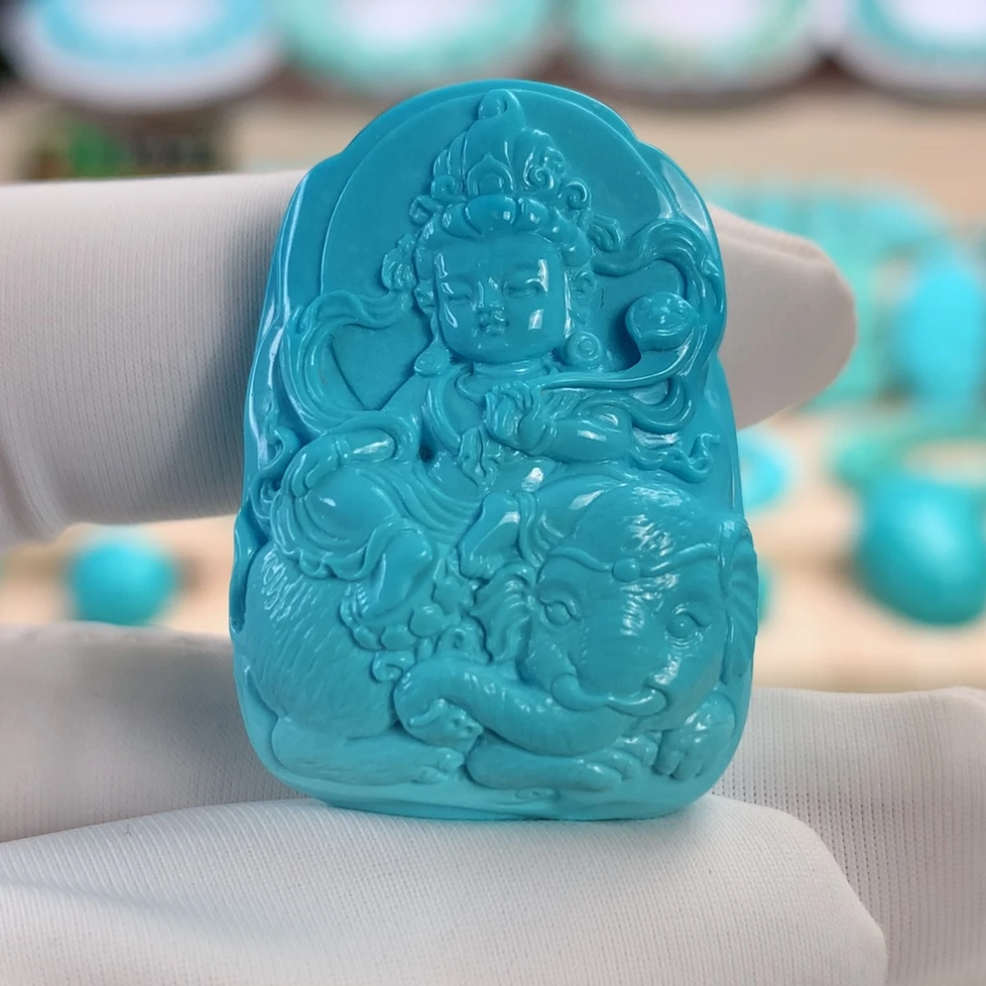 绿松石挂件未镶嵌