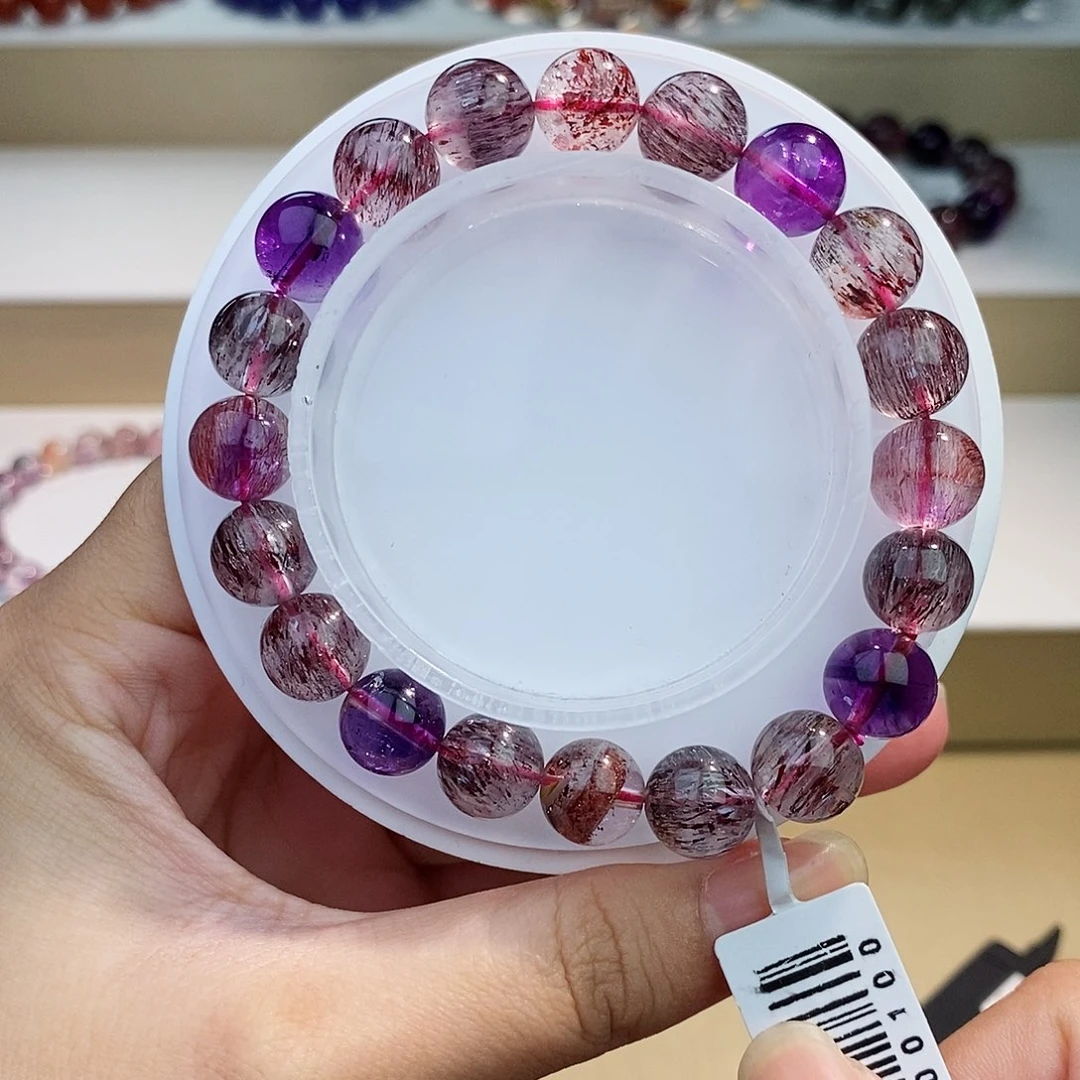 未镶嵌手链水晶黑加仑9