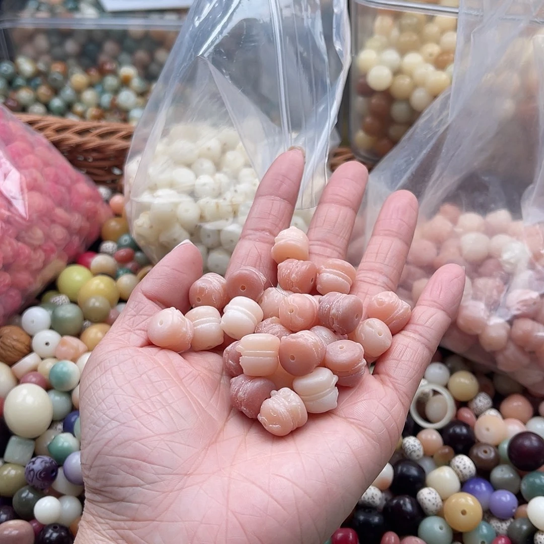 白玉菩提吊坠A/12mm/20+2颗