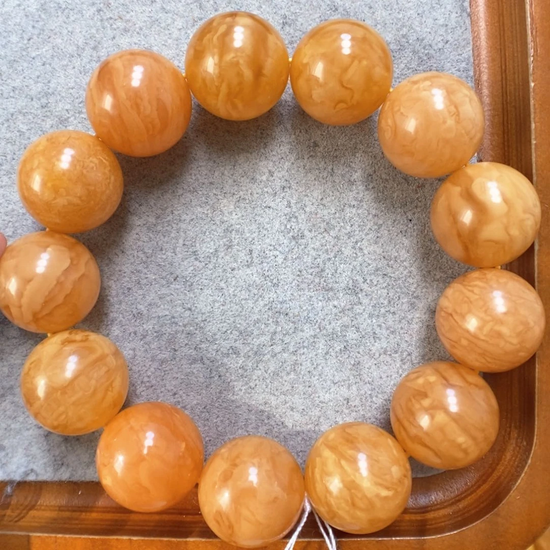 蜜蜡手串未镶嵌蜜蜡手串
