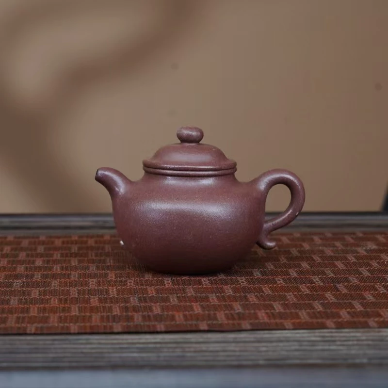 LY千禧紫泥【莲子】宜兴黄龙山原矿手工紫砂壶