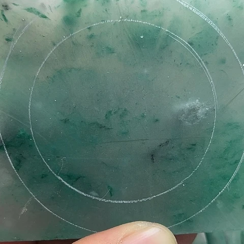 定制石英质玉（非洲翠）K***Y非洲翠手镯定制