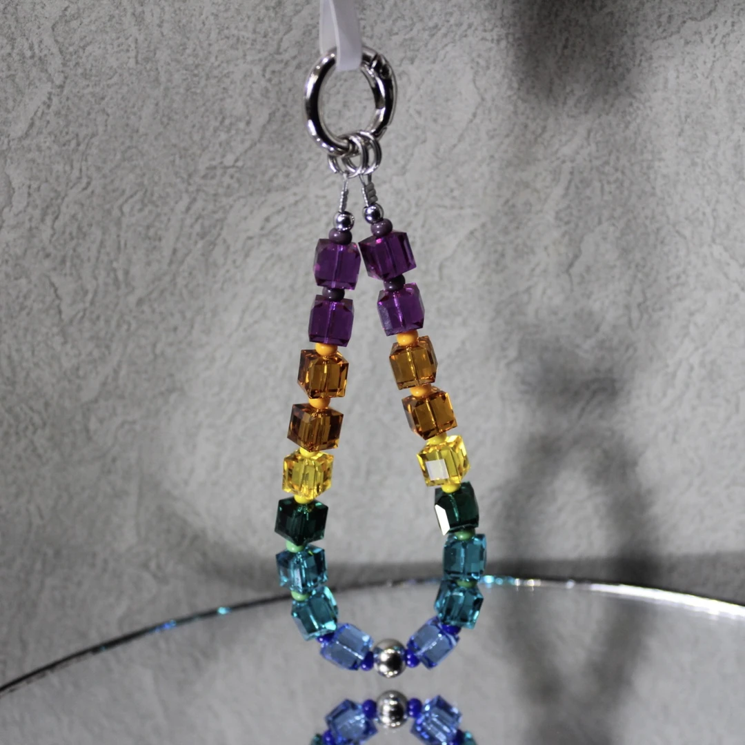 【霓光】进口施家轻奢时尚彩色高端上档次手机链防丢ins手工diy女款