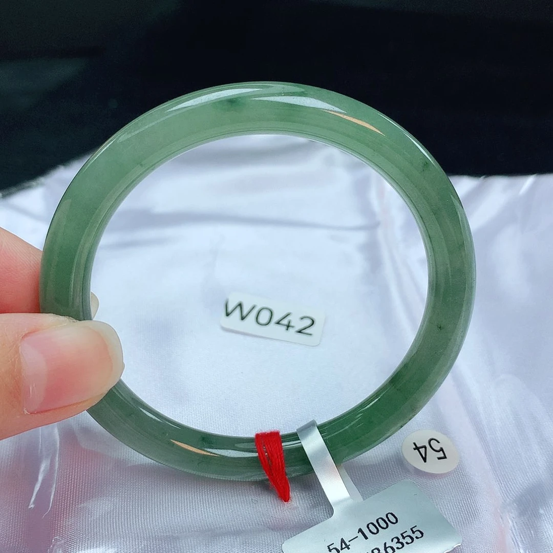 翡翠手镯未镶嵌缅甸天然A货翡翠手镯