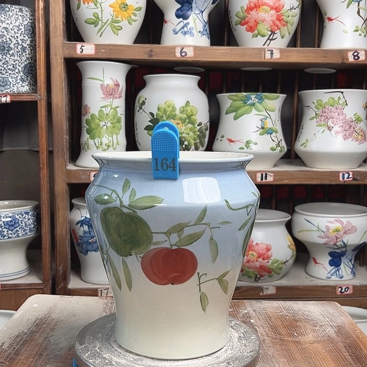 摆件164大微瑕新款藤陶瓷陶瓷