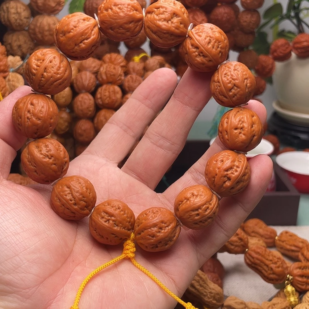 完***光手串文玩核桃秋子